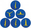 Gym Dots - Handstand, set of 6