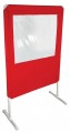 PVC Divider Wall Section with Window, 68" H x 36" W